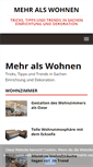 Mobile Screenshot of mehr-als-wohnen.com