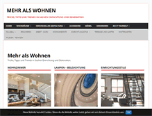 Tablet Screenshot of mehr-als-wohnen.com